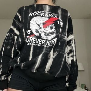 Fashion nova Rock & Roll crewneck